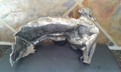 PEWTER FIGURINE   1920'S ?  SEE PICTURES FOR    WAYNE ONLY